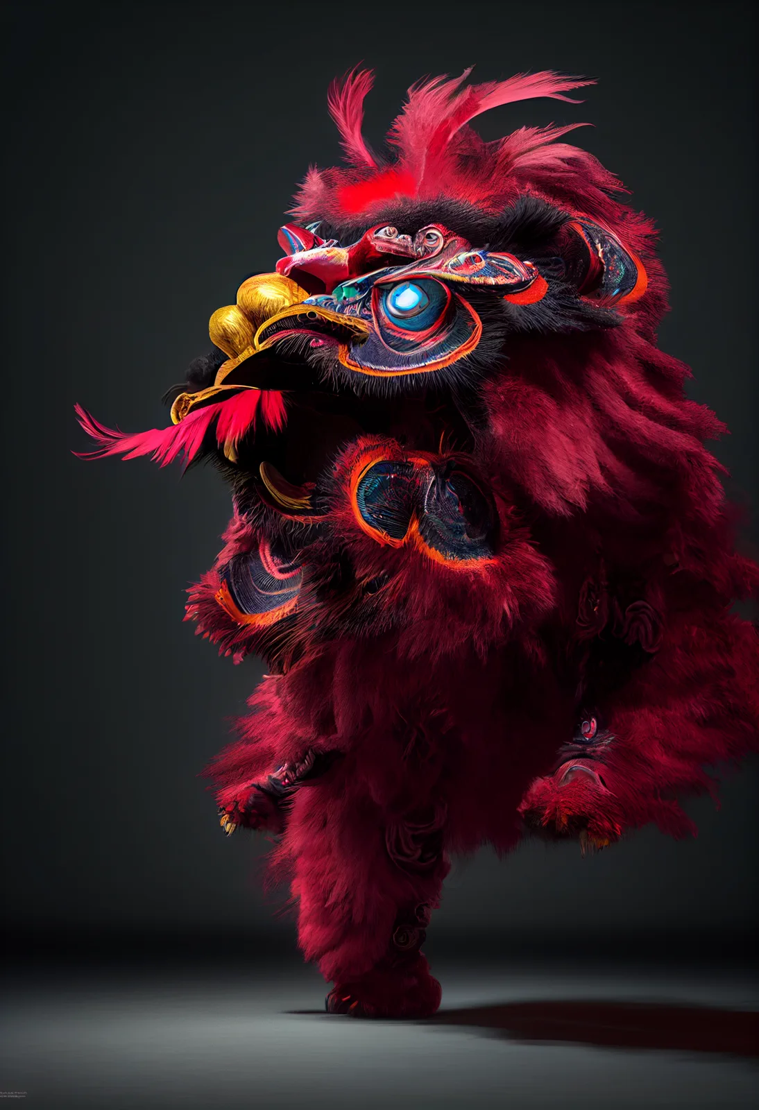 Lion Dance generative visual exploration 2