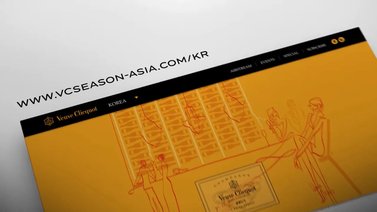 Veuve Clicquot - vcseason.asia Korea Showreel